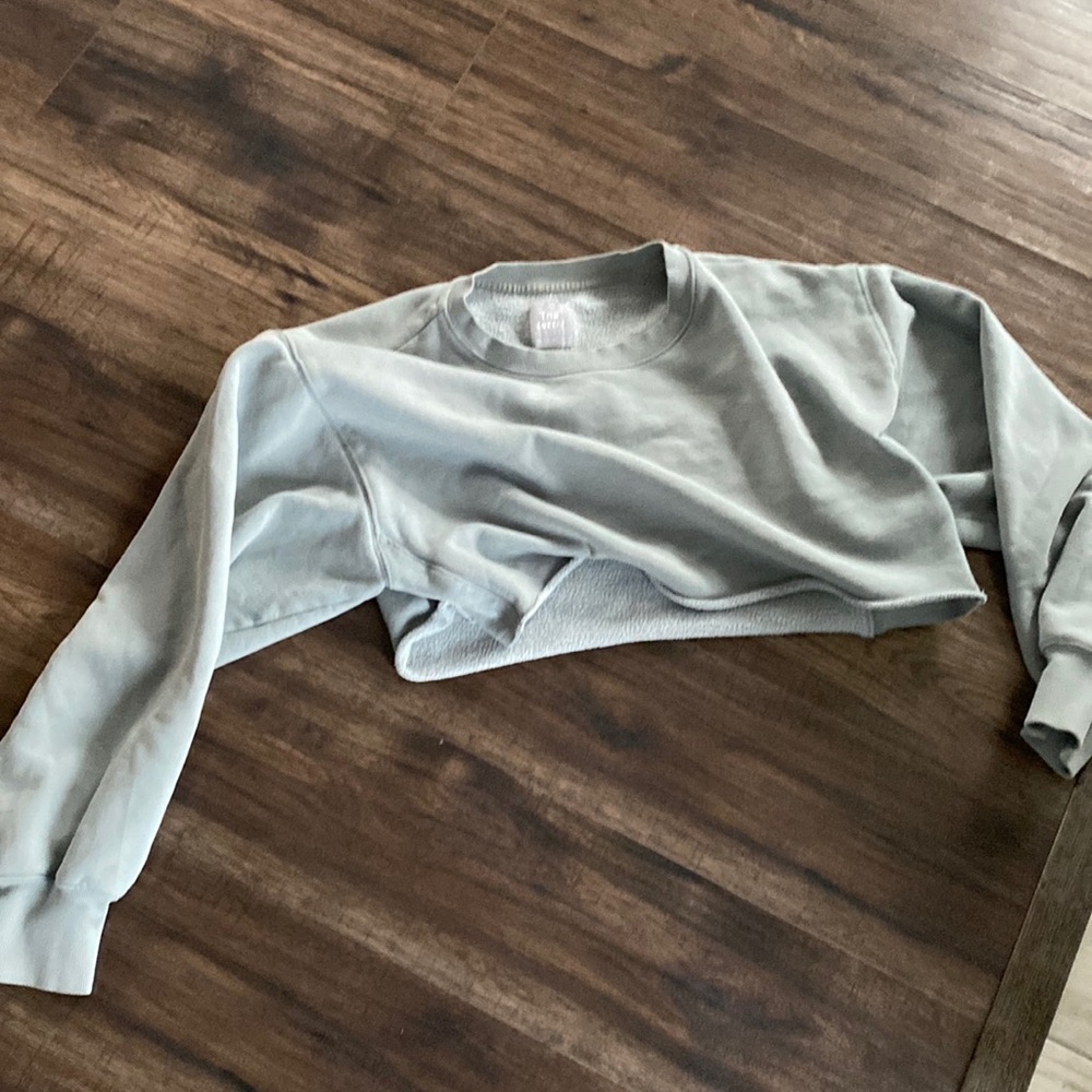 Cozy Fleece Perfect Cropped Sweatshirt
